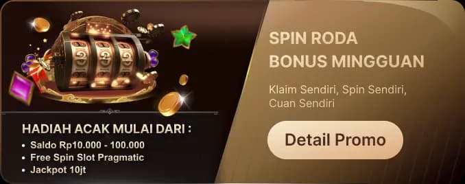 LUCKYSPIN!! RODA BONUS MINGGUAN